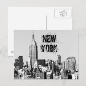 NYC Skyline II Briefkaart (Voorkant / Achterkant)