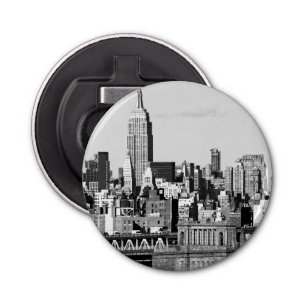 NYC Skyline II Button Flesopener
