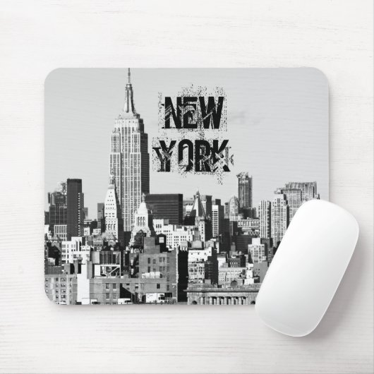 NYC Skyline II Muismat (Met muis)