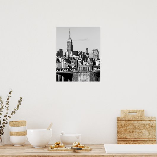 NYC Skyline II Poster (Keuken)