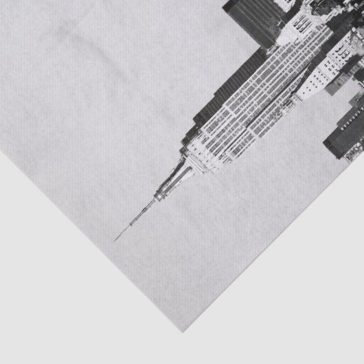 NYC Skyline II Tissuepapier (Detail)