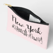 NYC Skyline illustratie make-up tas (Open)