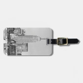 NYC Skyline IV Bagagelabel (Voorkant horizontaal)