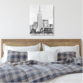 NYC Skyline IV Canvas Afdruk (Insitu (Slaapkamer))