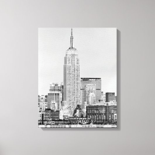 NYC Skyline IV Canvas Afdruk (Voorkant)