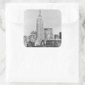 NYC Skyline IV Vierkante Sticker (Tas)