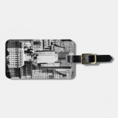 NYC Skyline IX Bagagelabel (Voorkant horizontaal)