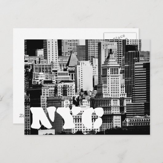 NYC Skyline IX Briefkaart (Voorkant / Achterkant)