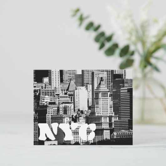 NYC Skyline IX Briefkaart (Staand voorkant)