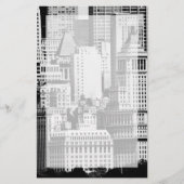 NYC Skyline IX Briefpapier (Voorkant)