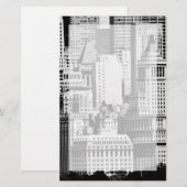 NYC Skyline IX Briefpapier (Voorkant / Achterkant)