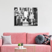 NYC Skyline IX Canvas Afdruk (Insitu (Woonkamer))