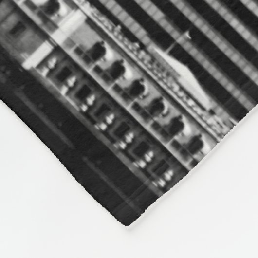 NYC Skyline IX Fleece Deken (Hoek)