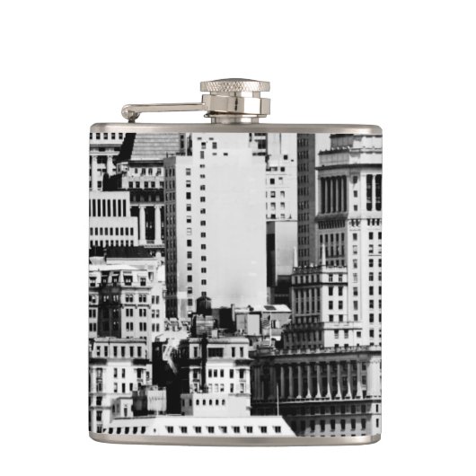 NYC Skyline IX Heupfles (Voorkant)