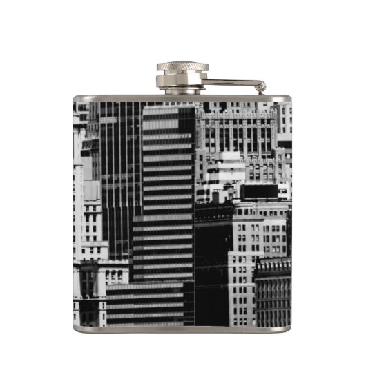 NYC Skyline IX Heupfles (Achterkant)