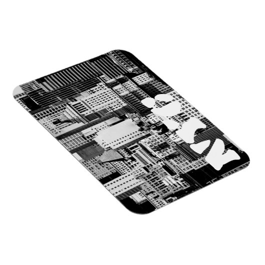 NYC Skyline IX Magneet (Rechterzijde)