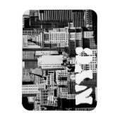 NYC Skyline IX Magneet (Verticaal)