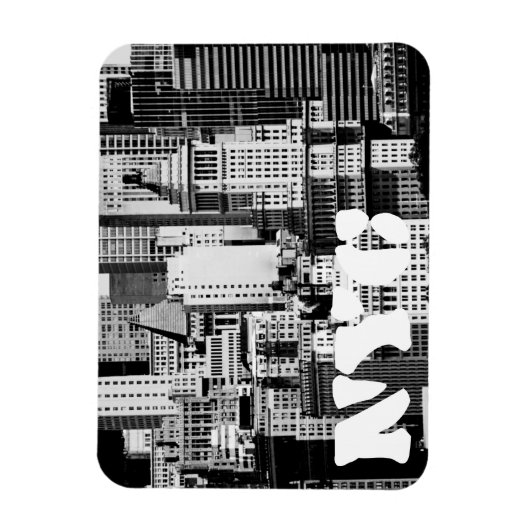 NYC Skyline IX Magneet (Verticaal)