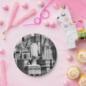 NYC Skyline IX Papieren Bordje (Feest)