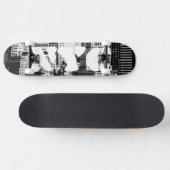 NYC Skyline IX Persoonlijk Skateboard (Horizontaal)