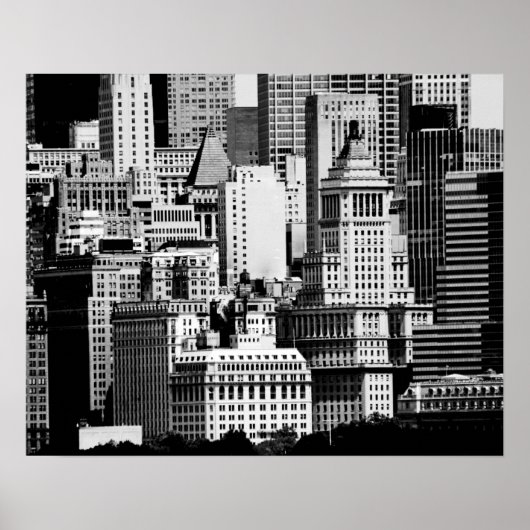 NYC Skyline IX Poster (Voorkant)