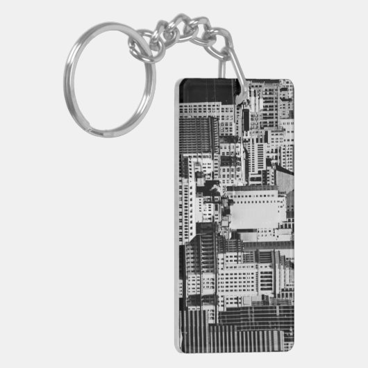 NYC Skyline IX Sleutelhanger (Voorkant Links)