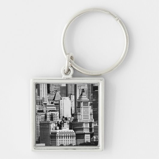 NYC Skyline IX Sleutelhanger (Voorkant)