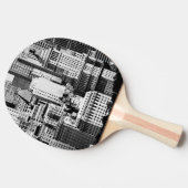 NYC Skyline IX Tafeltennisbatje (Zijkant)