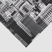 NYC Skyline IX Tissuepapier (Detail)