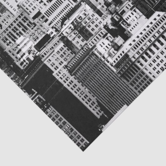 NYC Skyline IX Tissuepapier (Detail)