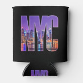 NYC Skyline (licht) Blikjeskoeler (Voorkant)