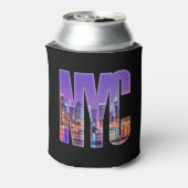 NYC Skyline (licht) Blikjeskoeler (Blikje Achterkant)