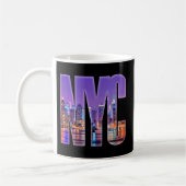 NYC Skyline (licht) Koffiemok (Links)