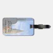 NYC Skyline: Midtown Uitzicht van het Chrysler-geb Bagagelabel (Achterkant horizontaal)