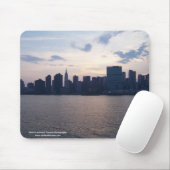 NYC Skyline op de East River Mousepad Muismat (Met muis)