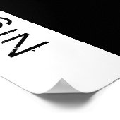 NYC skyline oude  foto zwart-wit Poster (Hoek)