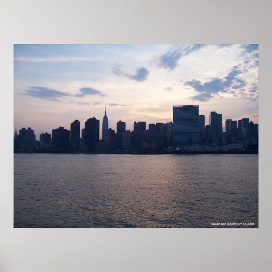 NYC Skyline - Poster (Voorkant)