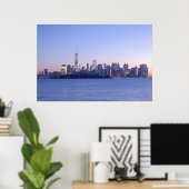 nyc skyline poster (Thuiskantoor)