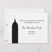 NYC Skyline Recption Card - Empire State Building Kaart (Voorkant)