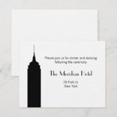 NYC Skyline Recption Card - Empire State Building Kaart (Voorkant / Achterkant)