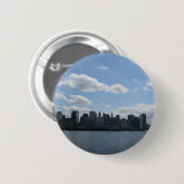 NYC-skyline Ronde Button 5,7 Cm (Voorkant /achterkant)