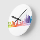 NYC skyline Ronde Klok (Hoek)