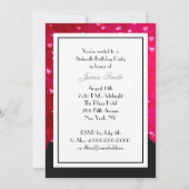 NYC Skyline Silhouet Hot Roze Rood HRT Sweet 16 V Kaart (Achterkant)