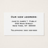 NYC Skyline Silhouette, ESB #1 Grijs - We zijn ver Visitekaartje (Achterkant)