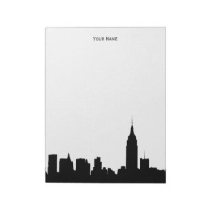 NYC Skyline Silhouette Notitieblok