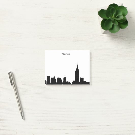 NYC Skyline Silhouette Post-it® Notes (Kantoor)