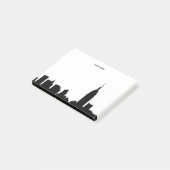 NYC Skyline Silhouette Post-it® Notes (Schuin)