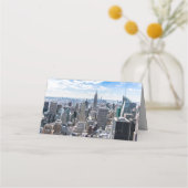 NYC Skyline Star Place-kaarten Plaatskaartje (Achterkant)