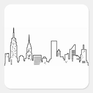 NYC Skyline Stickers
