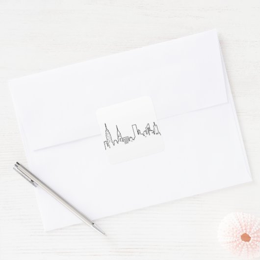 NYC Skyline Stickers (Envelop)